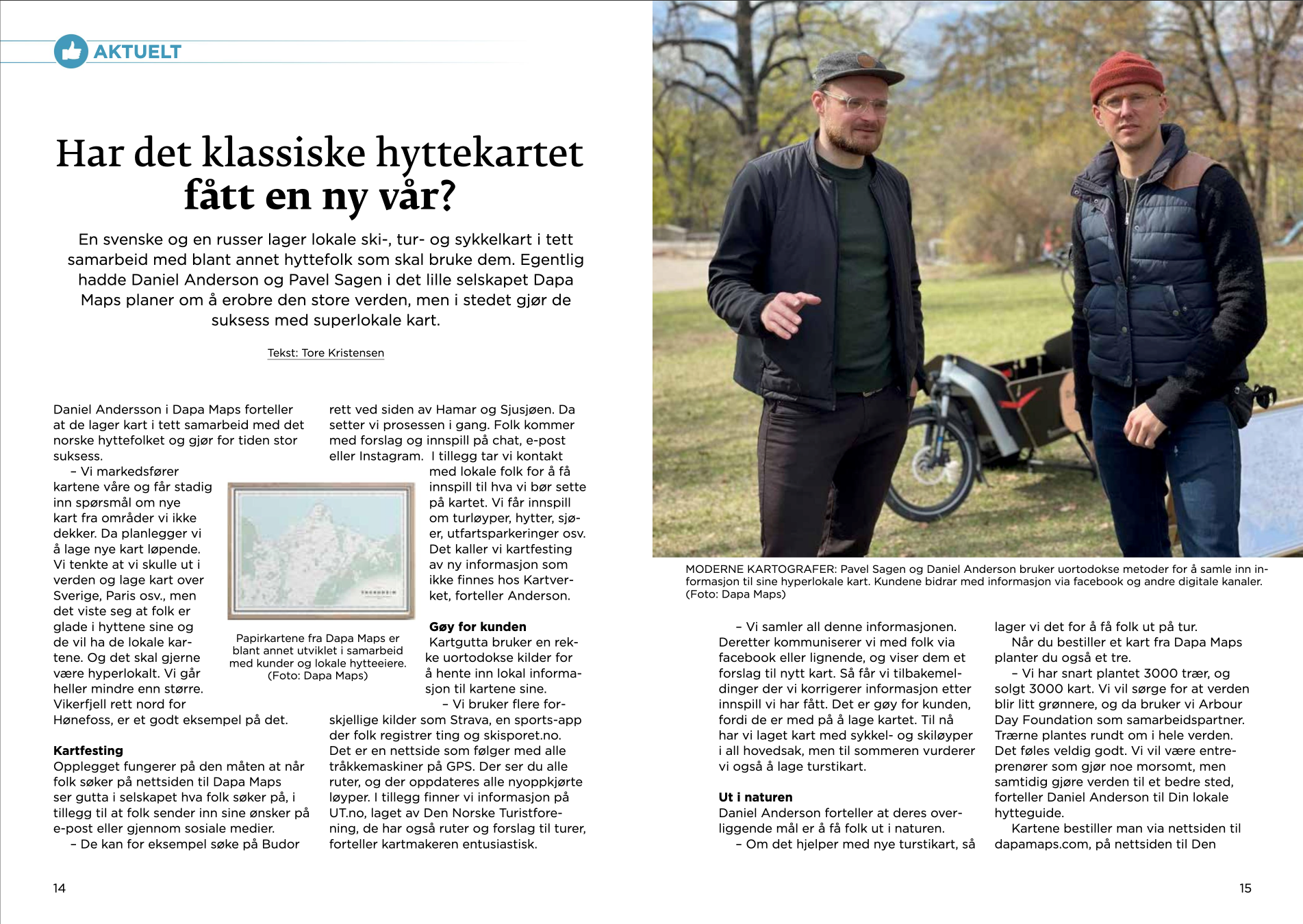 Omtale i Hytteguiden