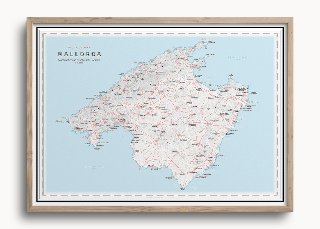 Vårt første kart utenlands - Mallorca