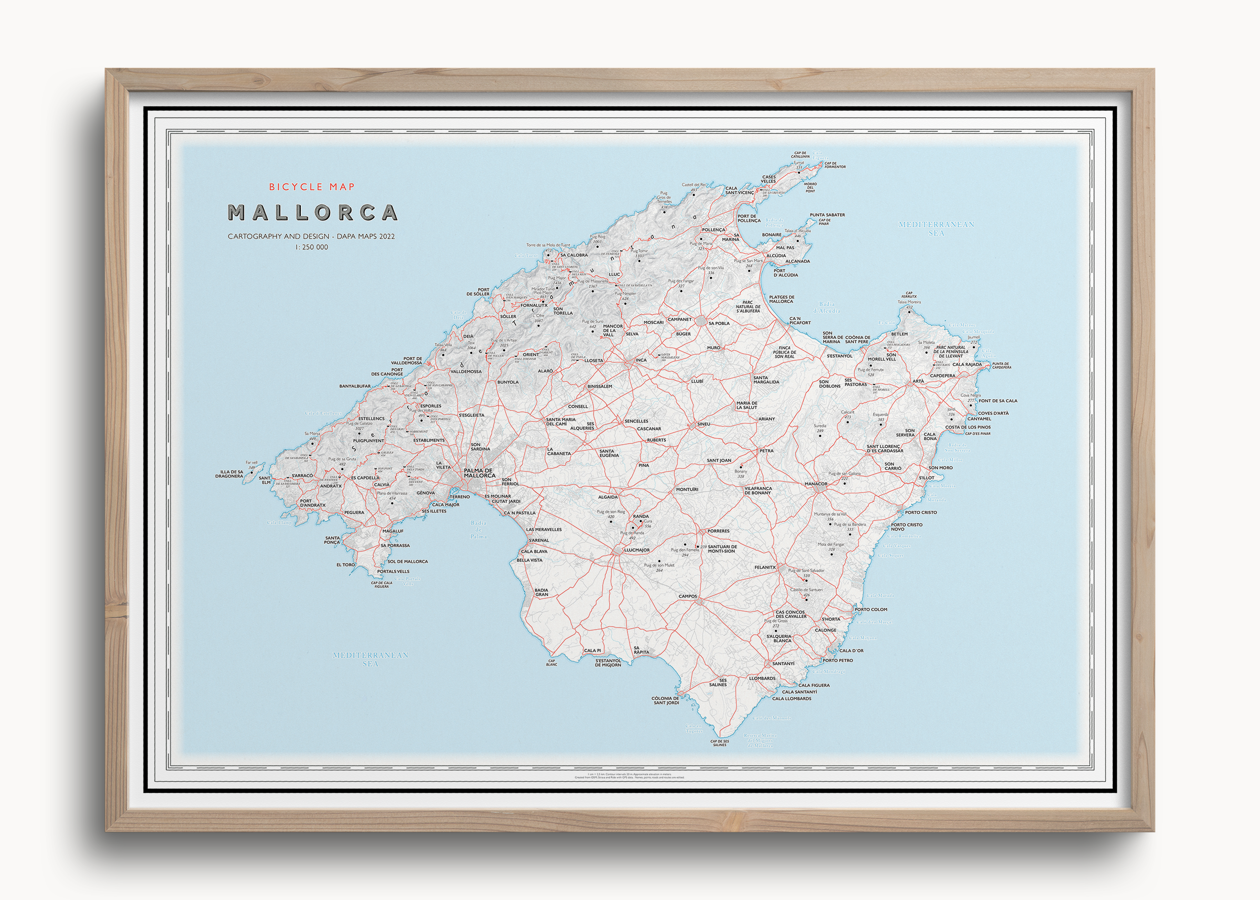 Vårt første kart utenlands - Mallorca