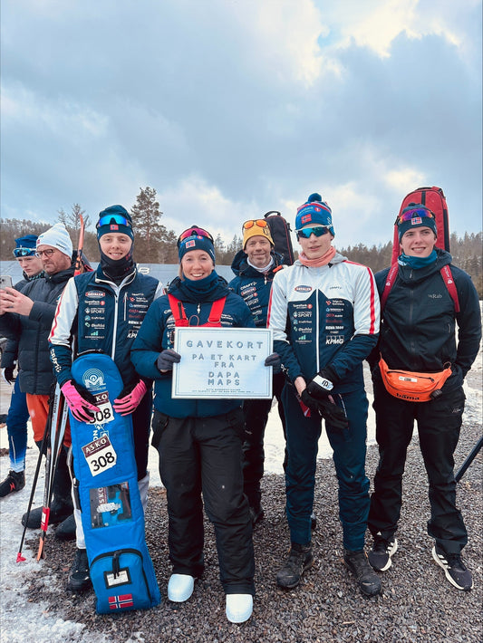 Dapa Maps - stolt sponsor av Norgescup i skiskyting på Heddal