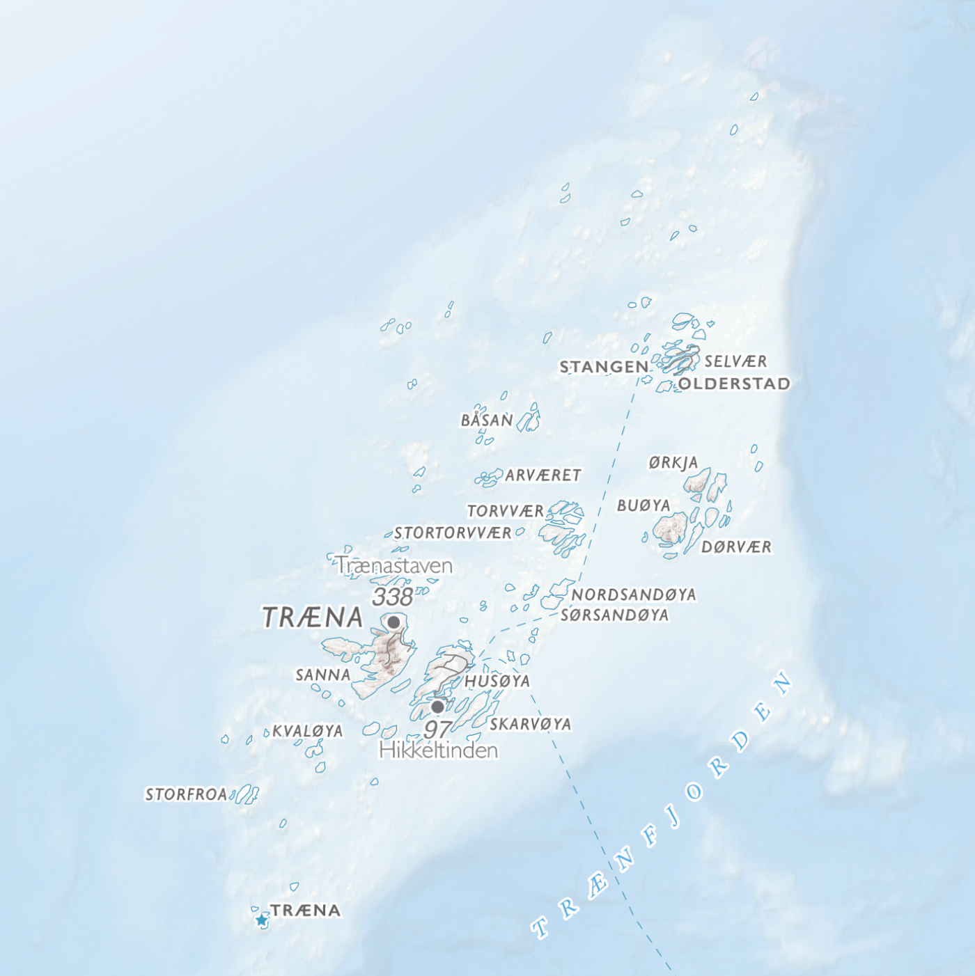 Kystkart Træna