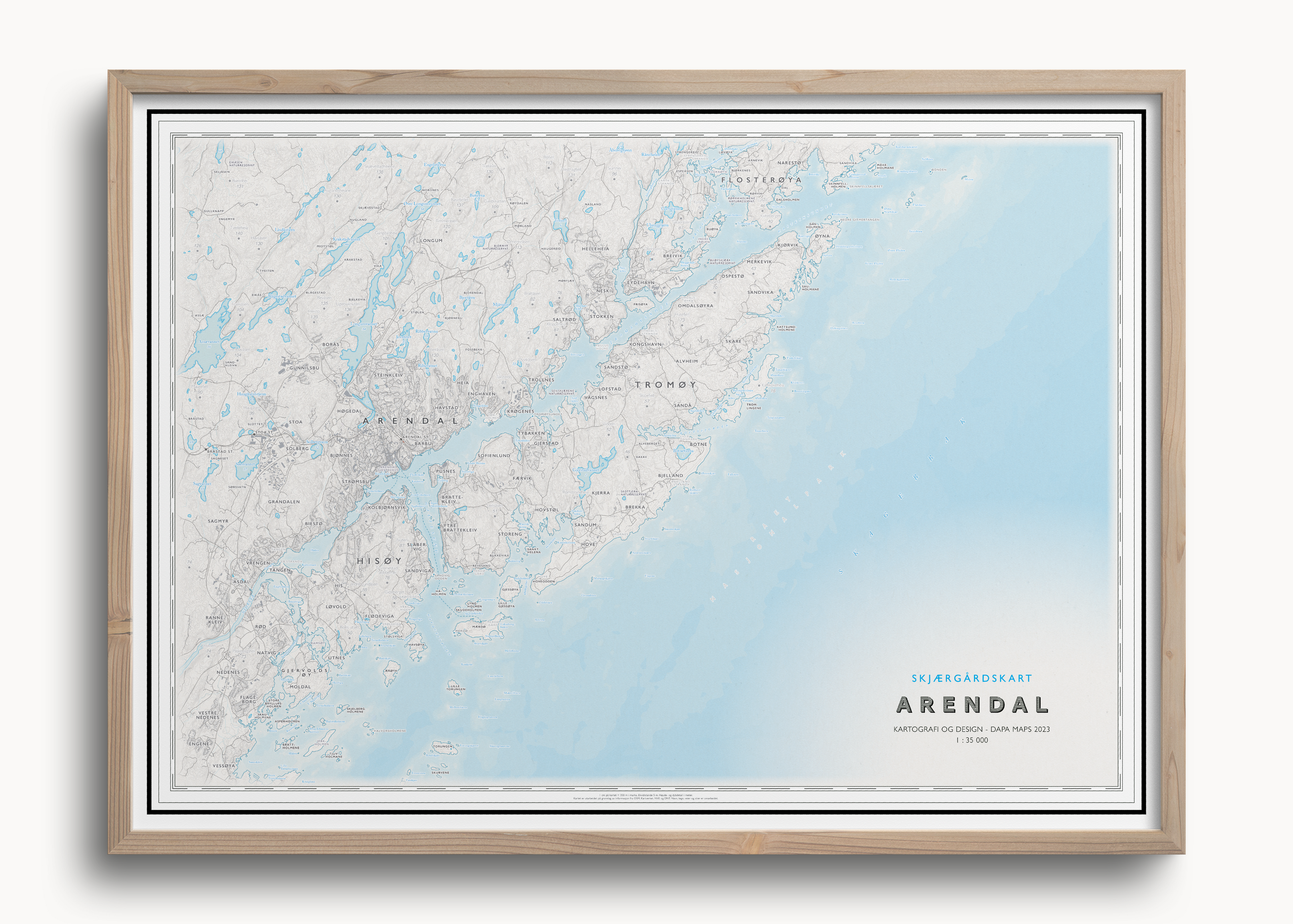 Skjærgårdskart Arendal