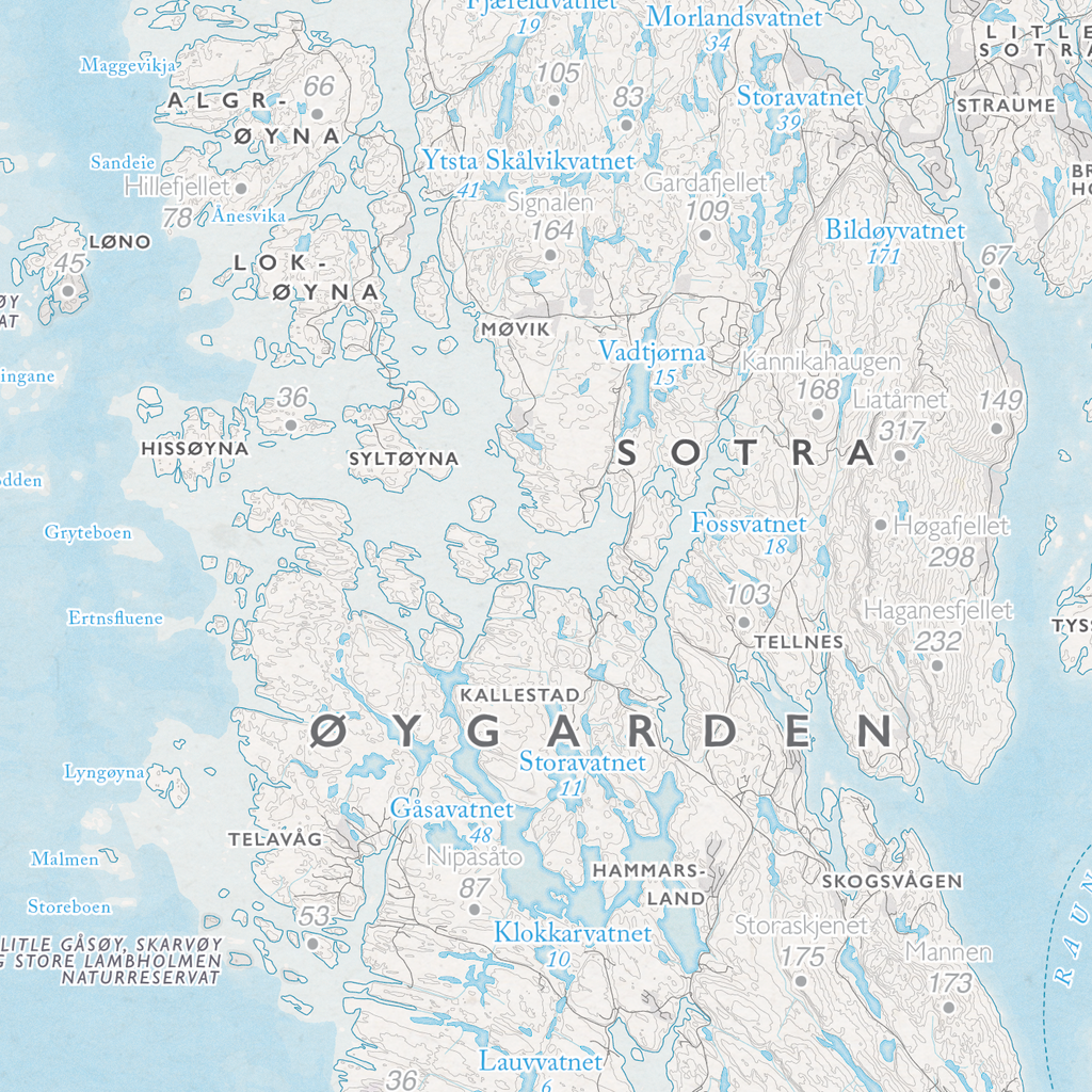 Kystkart Bergen