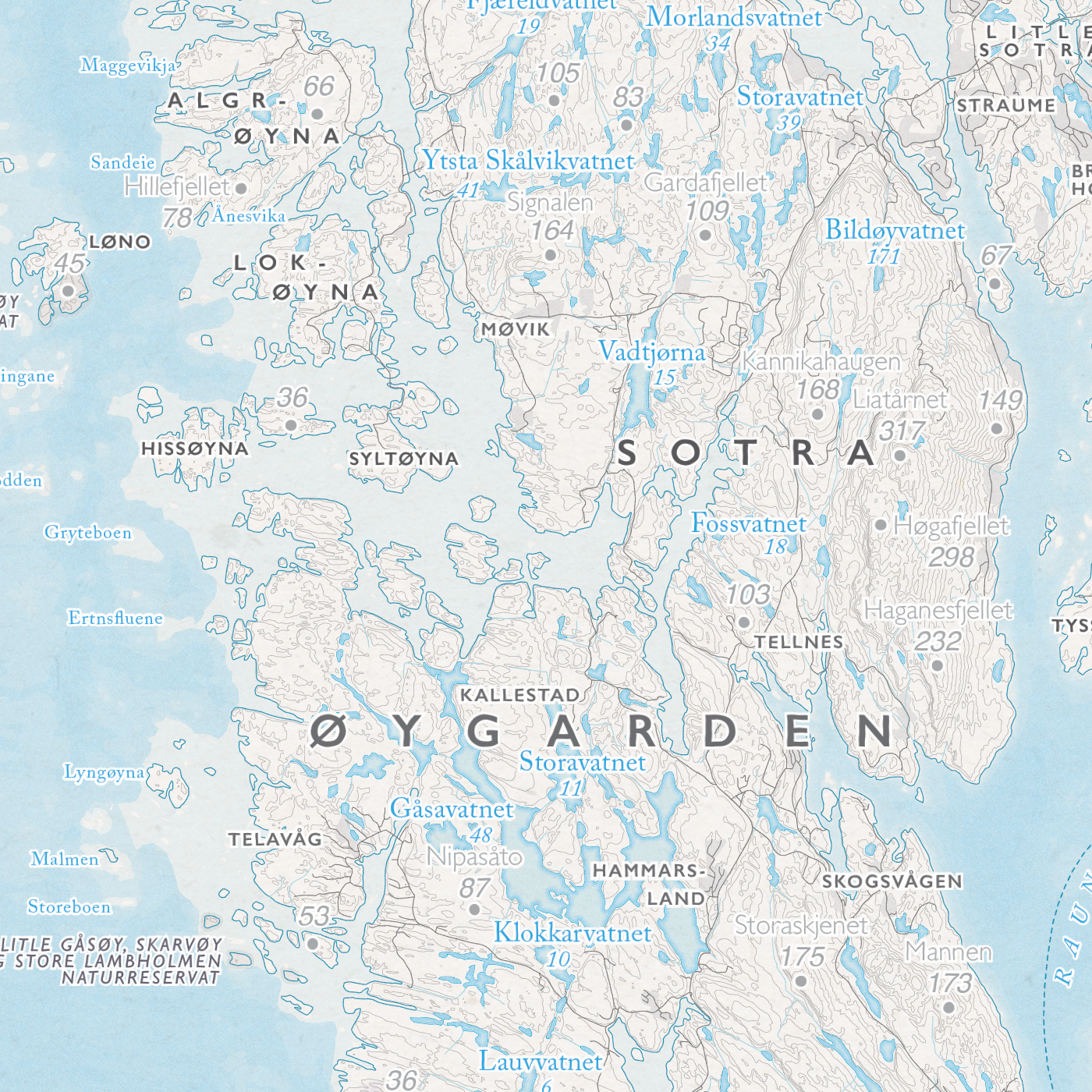 Kystkart Bergen