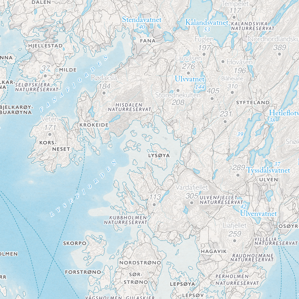 Kystkart Bergen