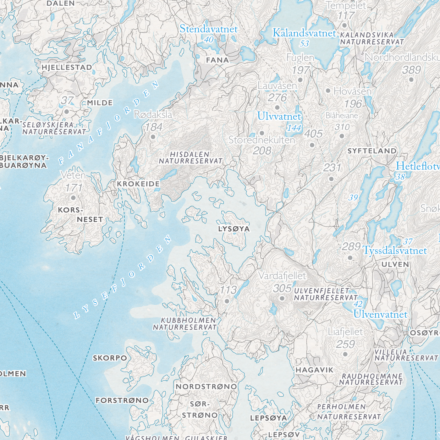 Kystkart Bergen