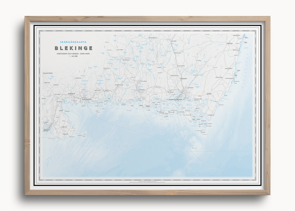 Skjærgårdskart Blekinge