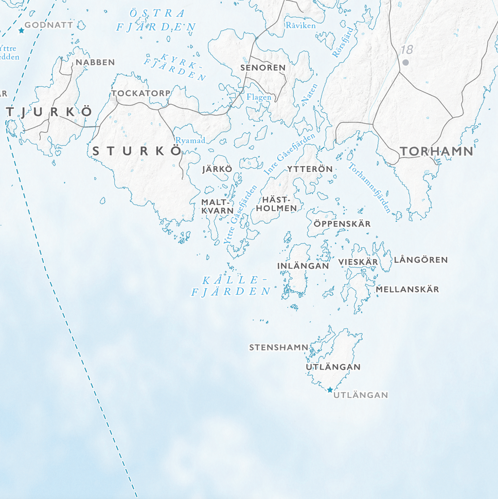 Skjærgårdskart Blekinge
