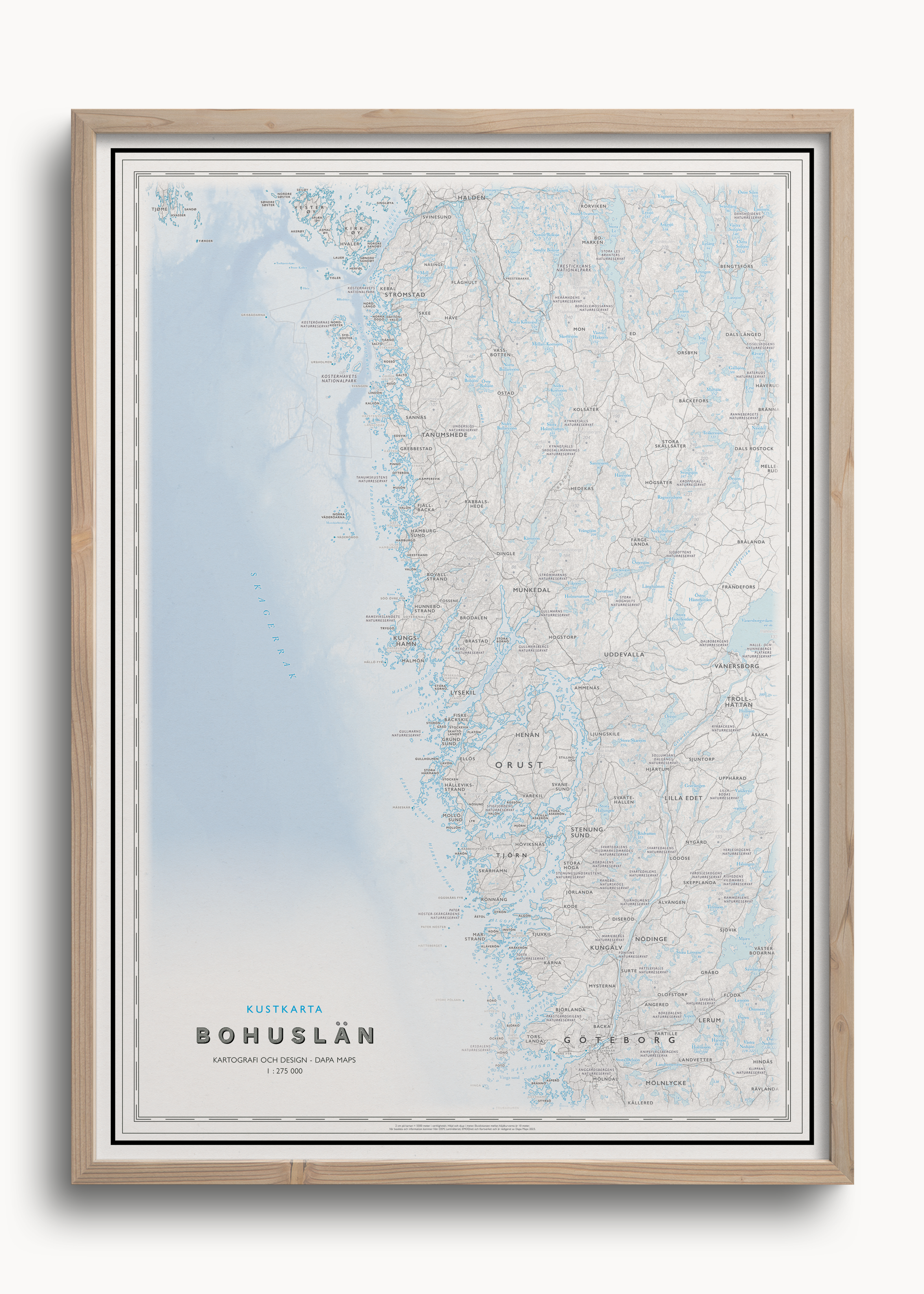 Skjærgårdskart Bohuslän