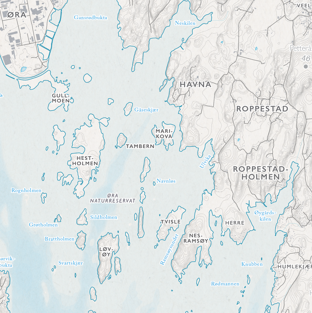 Skjærgårdskart Fredrikstad