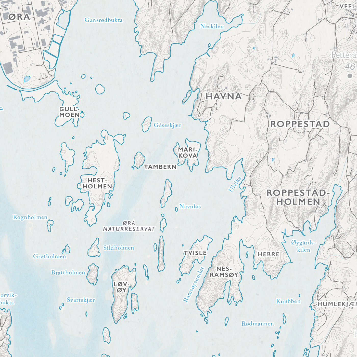 Skjærgårdskart Fredrikstad