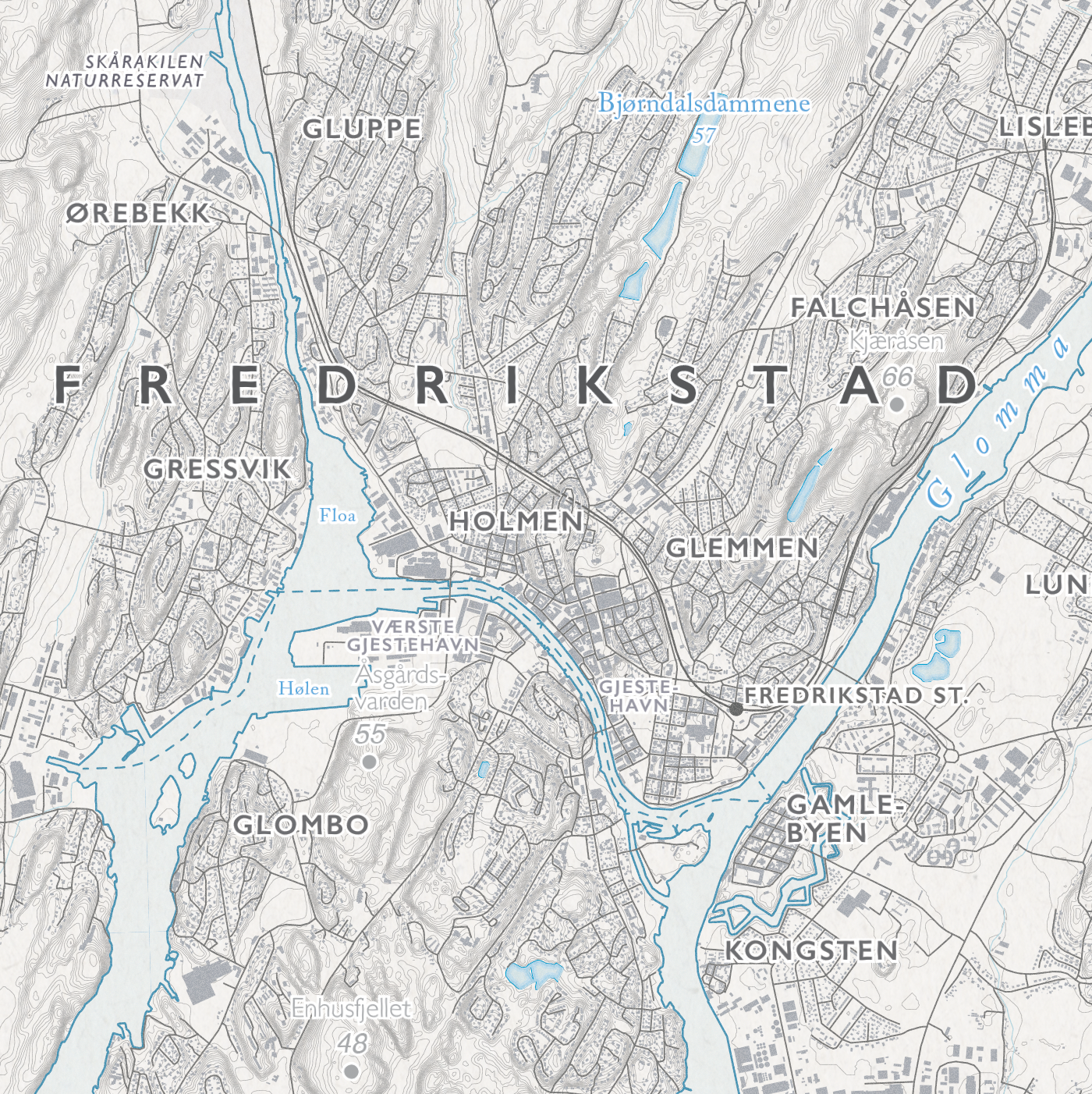 Skjærgårdskart Fredrikstad