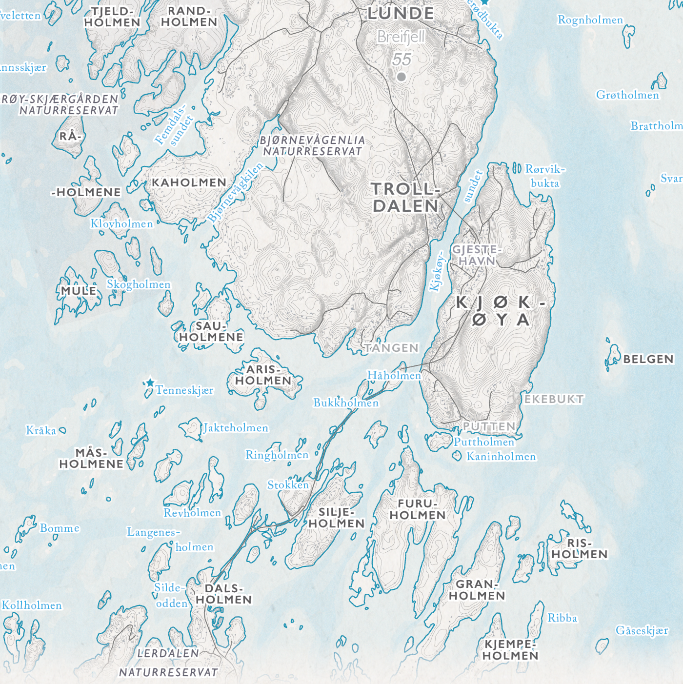 Skjærgårdskart Fredrikstad