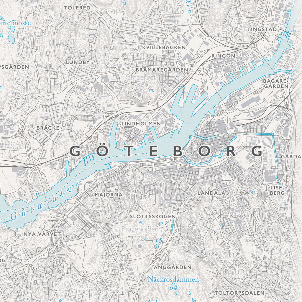 Skjærgårdskart Göteborg