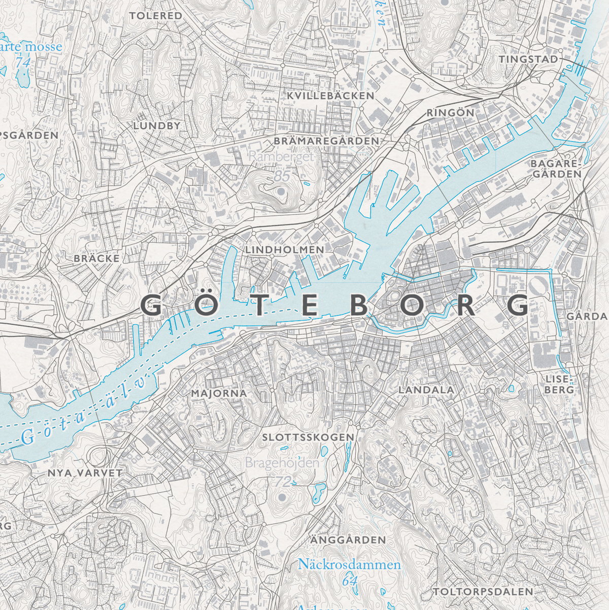 Skjærgårdskart Göteborg