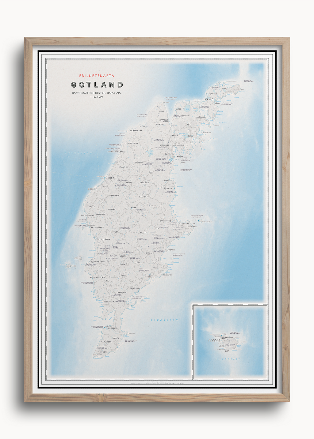 Friluftskart Gotland