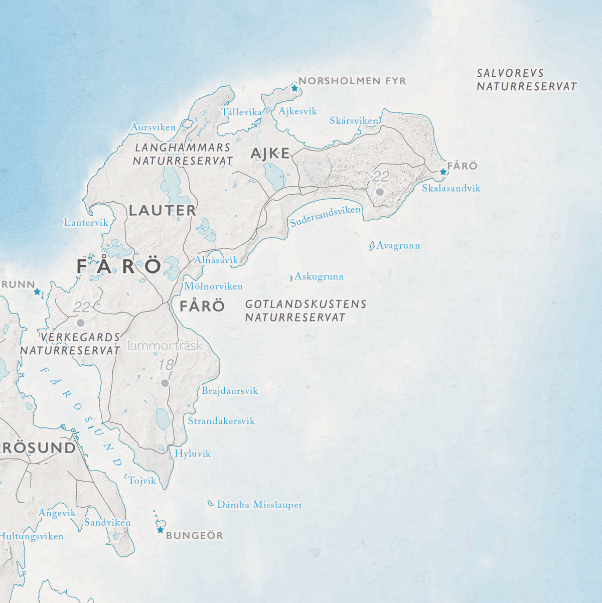Friluftskart Gotland