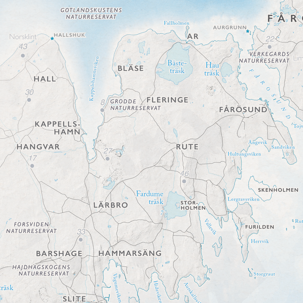 Friluftskart Gotland