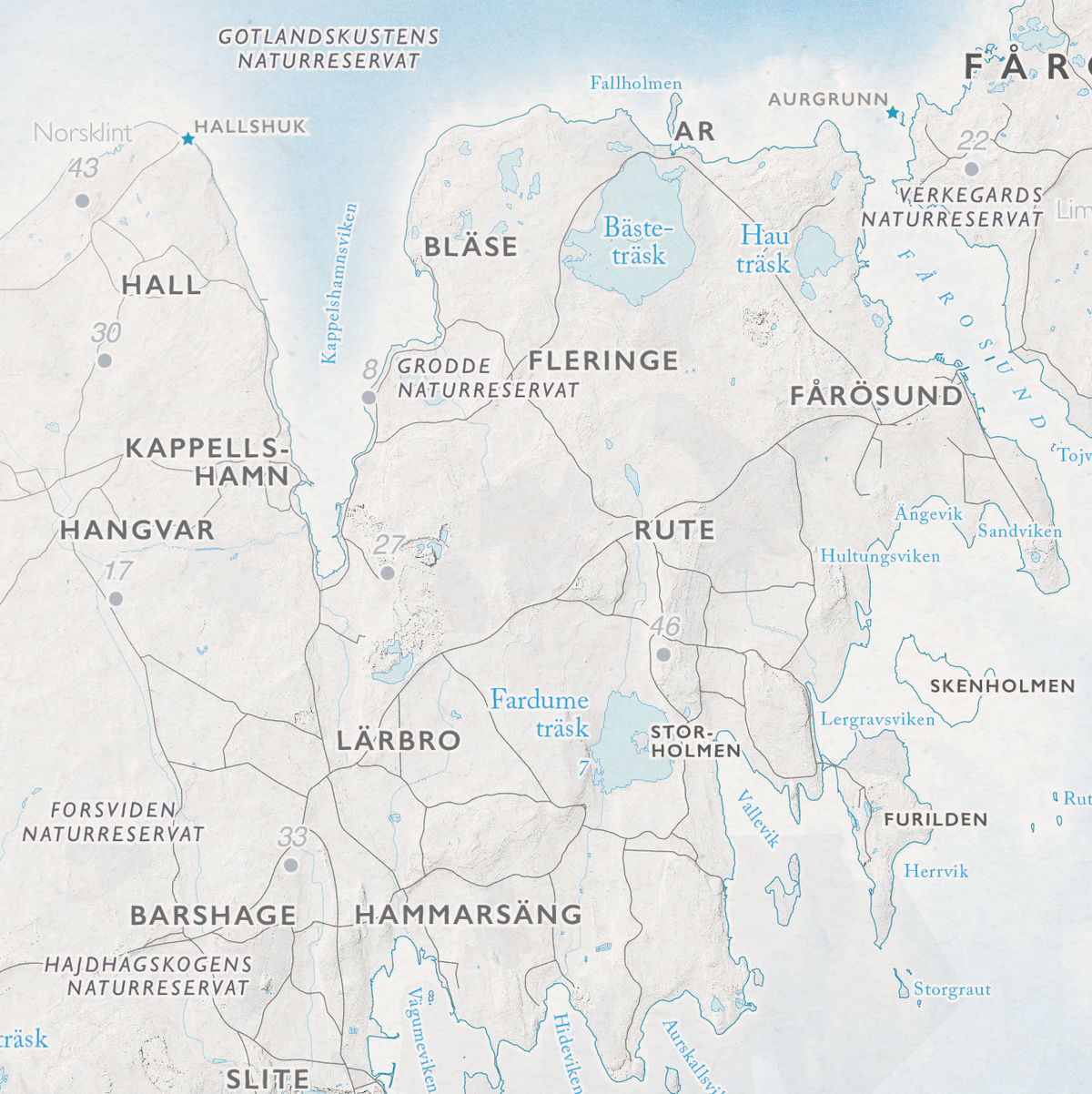 Friluftskart Gotland