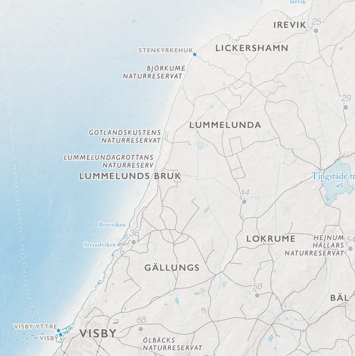 Friluftskart Gotland