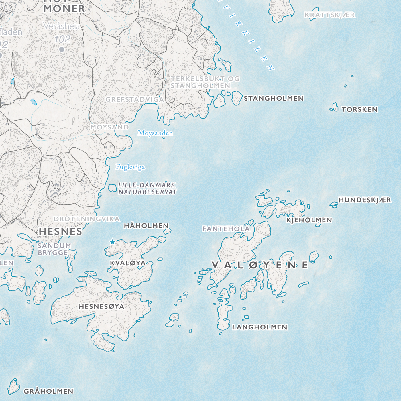 Skjærgårdskart Grimstad