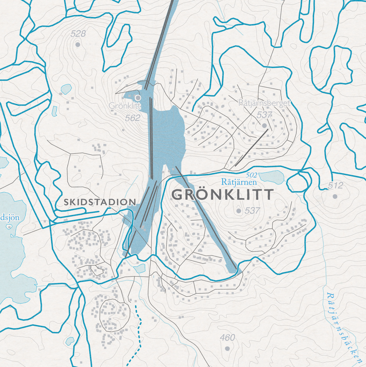 Skikart Orsa - Grönklitt