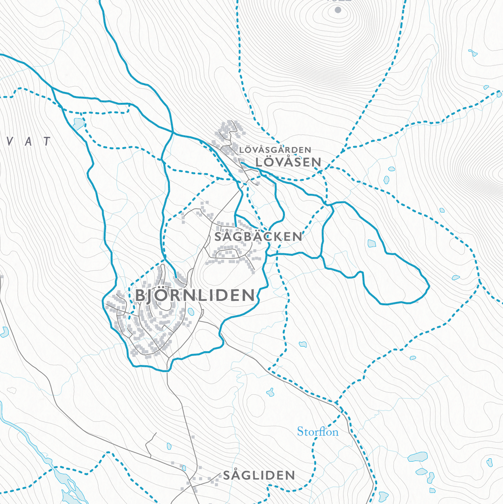 Skikart Grövelsjön