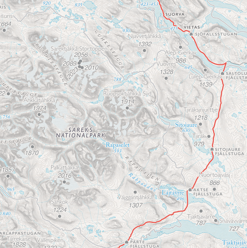 Turkart Kungsleden