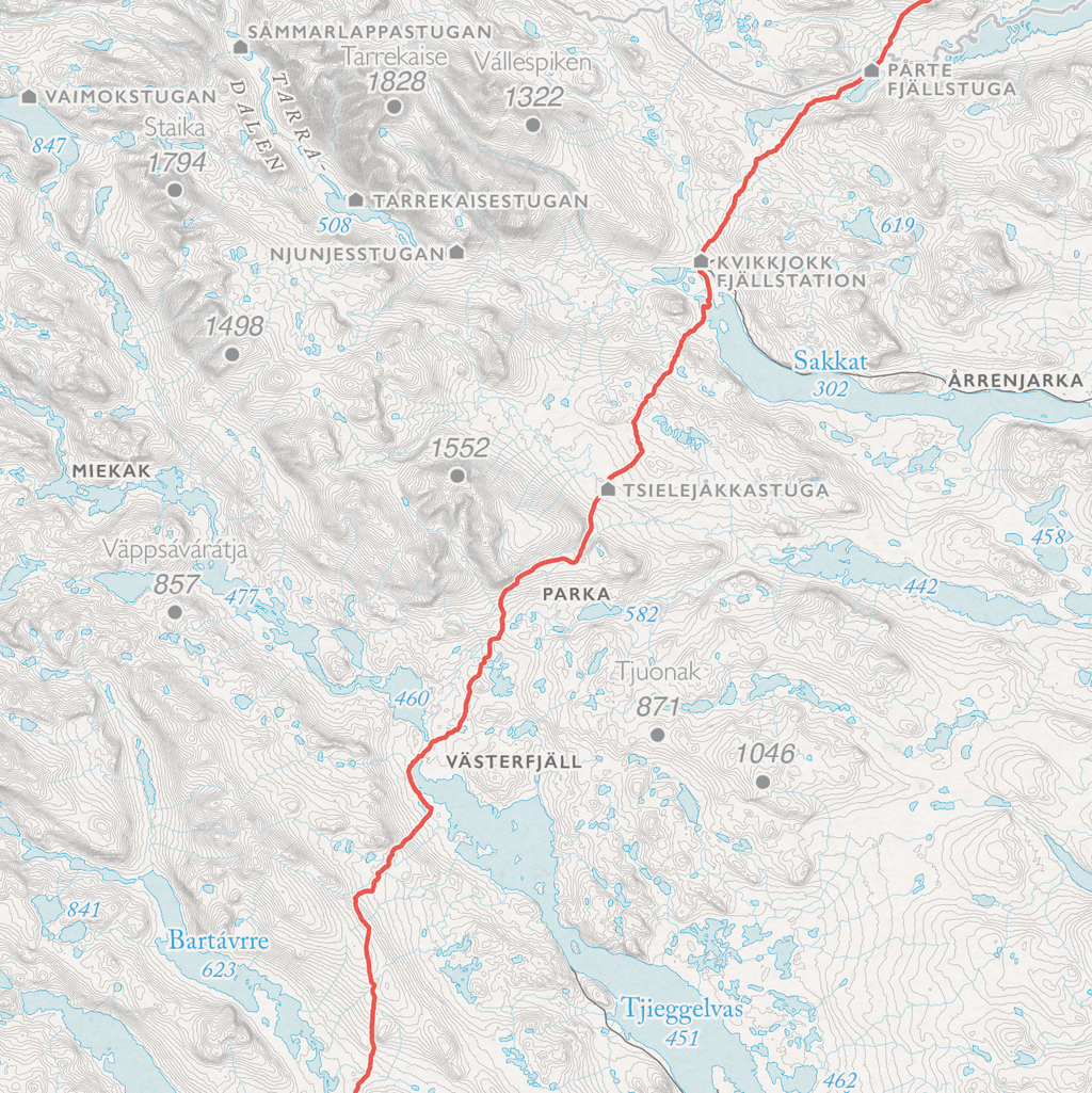 Turkart Kungsleden