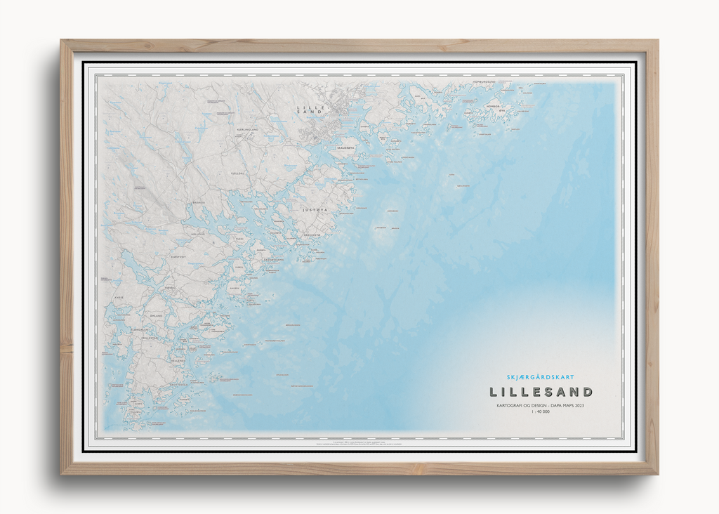 Skjærgårdskart Lillesand