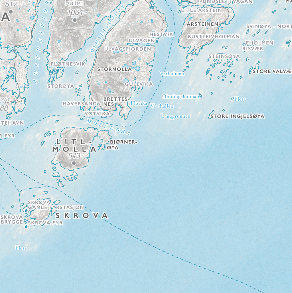 Kystkart Lofoten