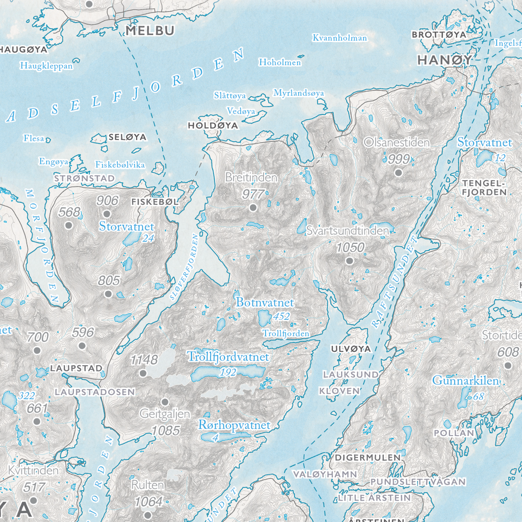 Kystkart Lofoten