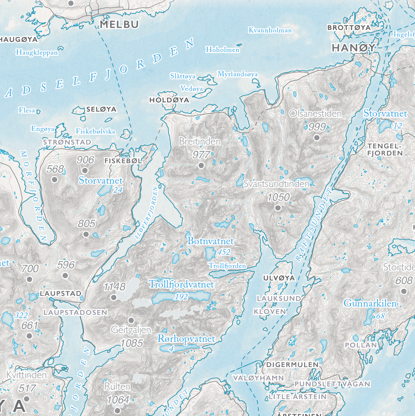 Kystkart Lofoten
