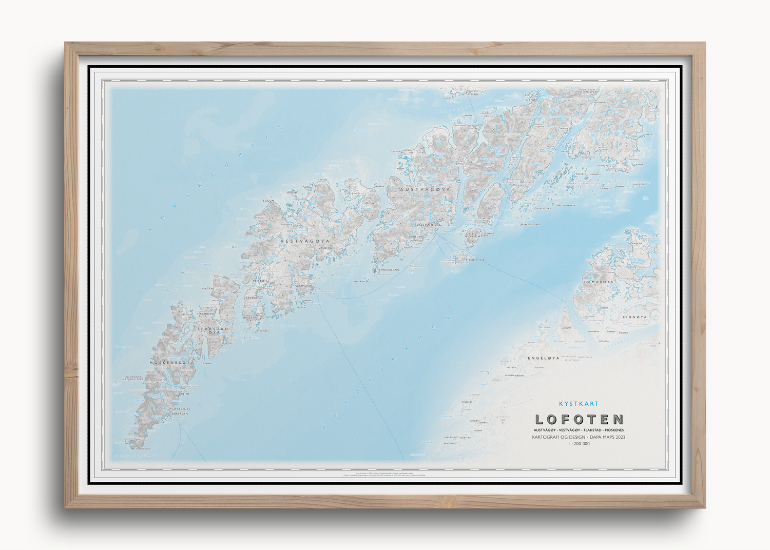 Kystkart Lofoten Dapa Maps Kystkart Lofoten Dapa Maps