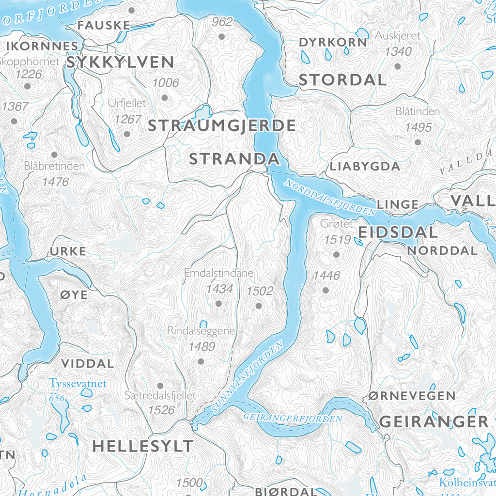 Kystkart Møre og Romsdal