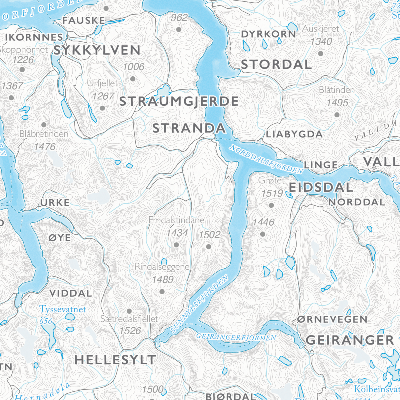 Kystkart Møre og Romsdal