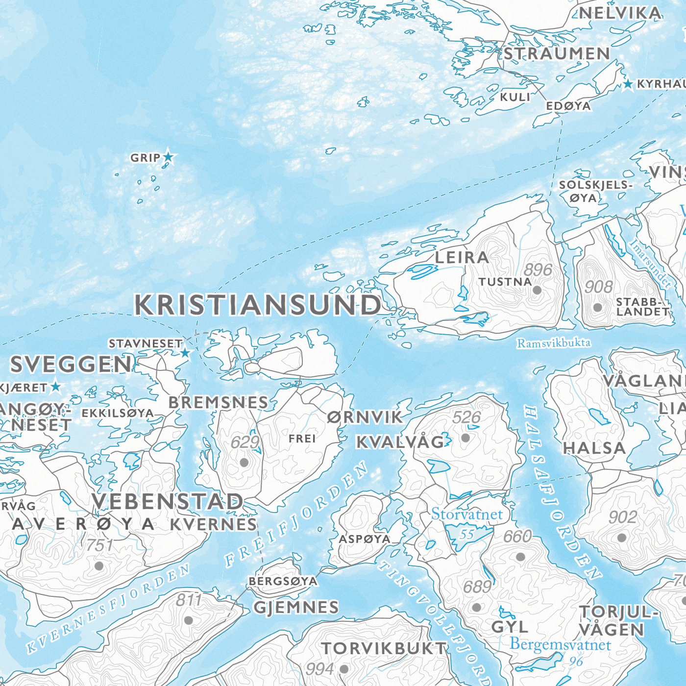 Kystkart Møre og Romsdal