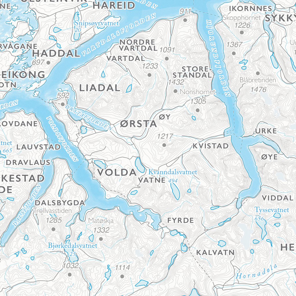 Kystkart Møre og Romsdal