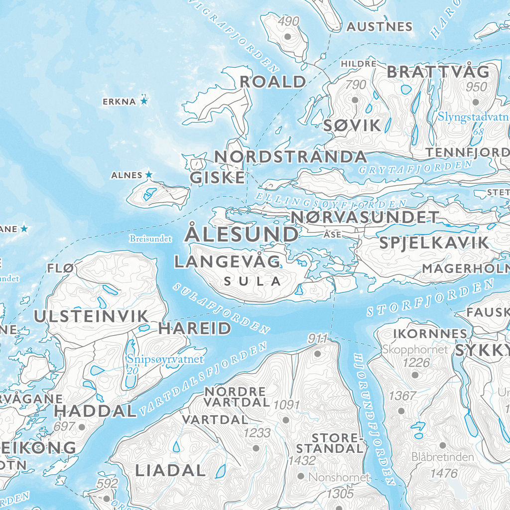 Kystkart Møre og Romsdal