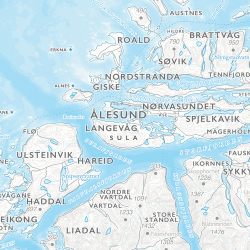 Kystkart Møre og Romsdal