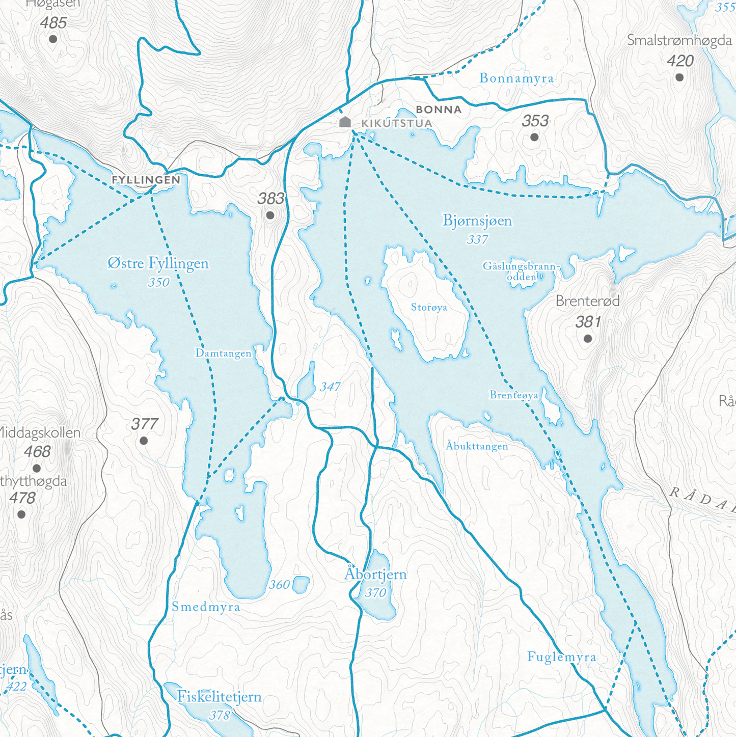Skikart Oslo Nordmarka Sør