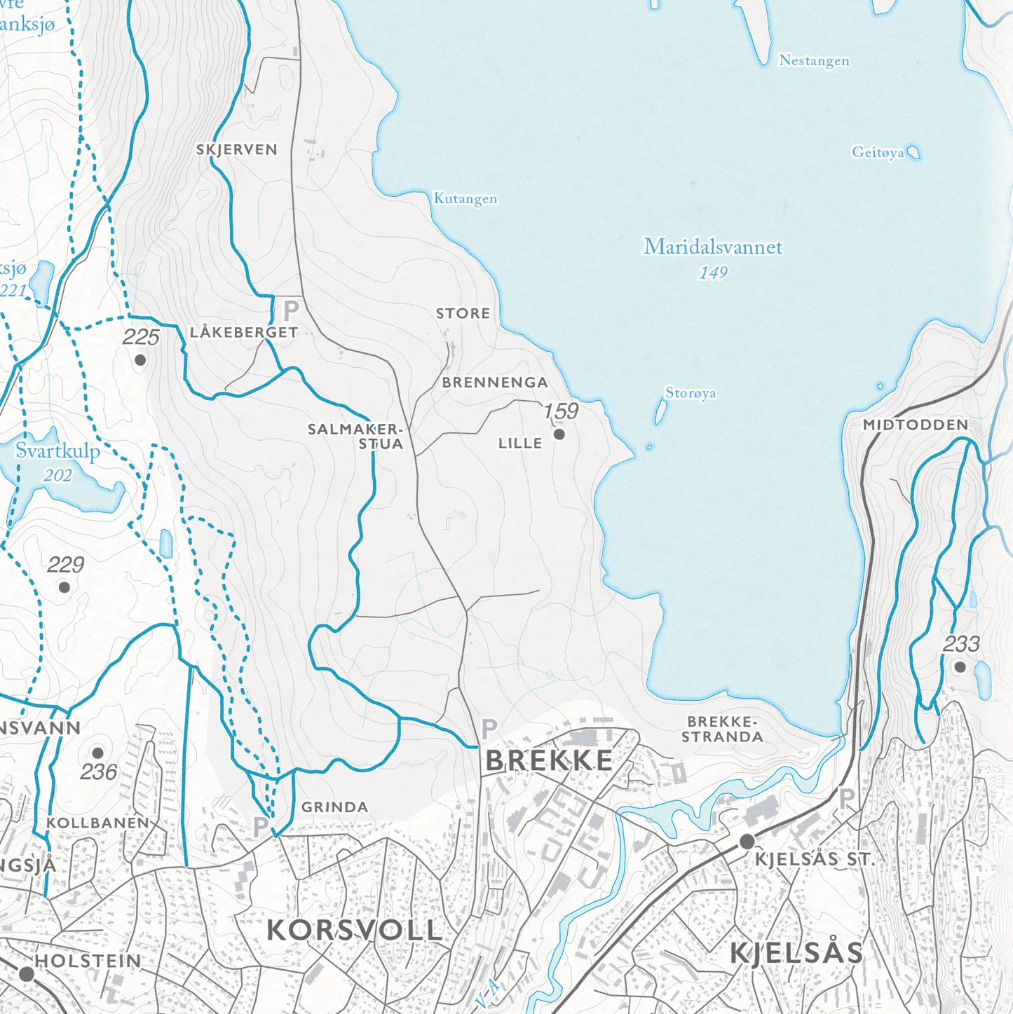Skikart Oslo Nordmarka Sør