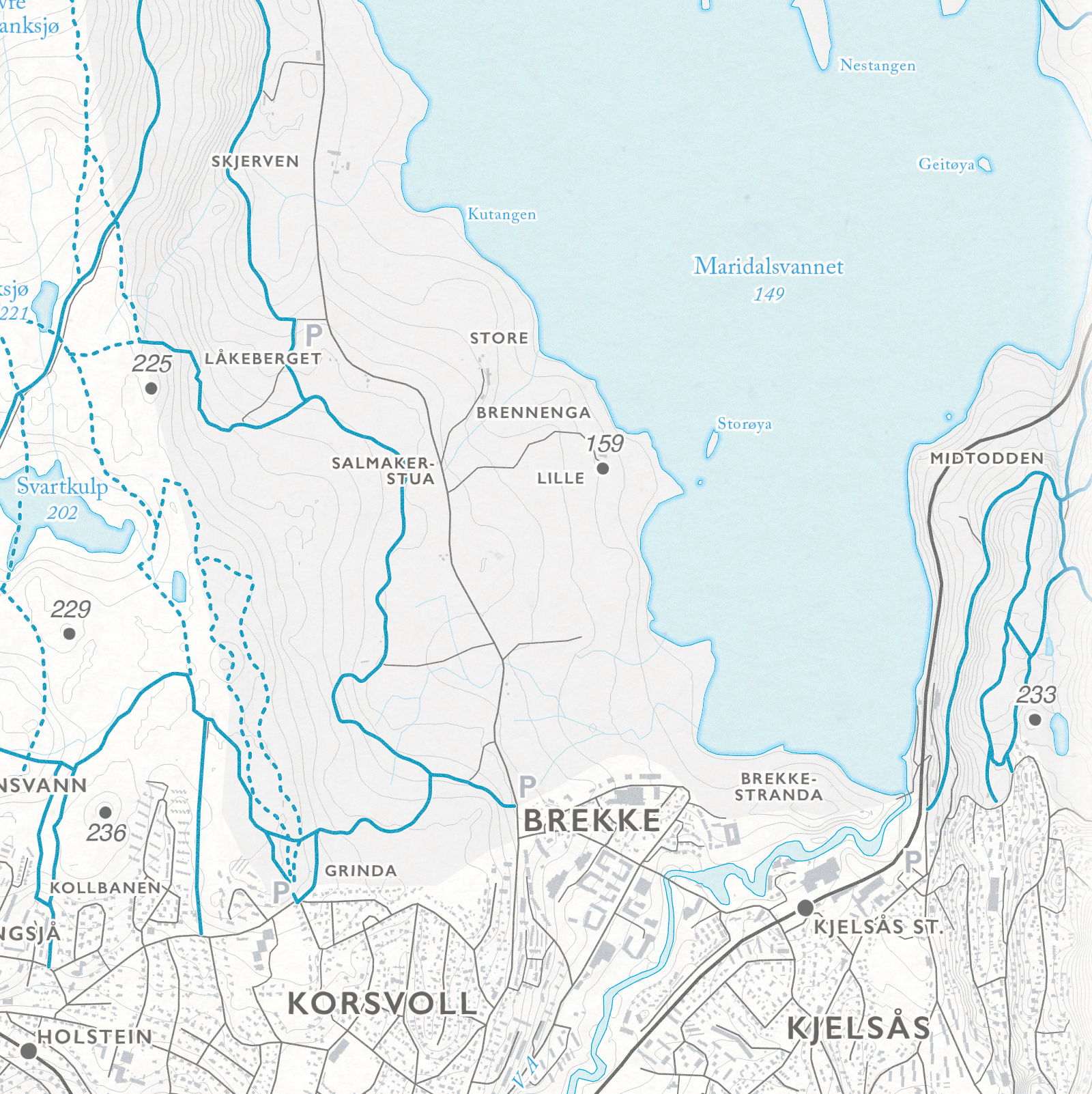 Skikart Oslo Nordmarka Sør