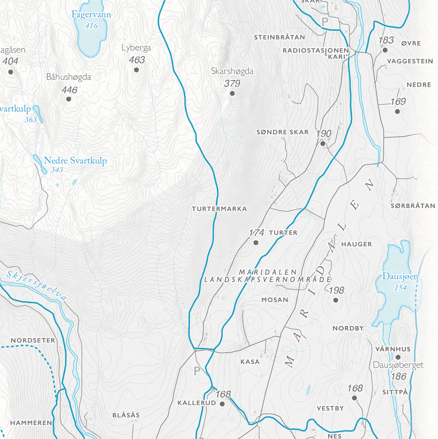 Skikart Oslo Nordmarka Sør