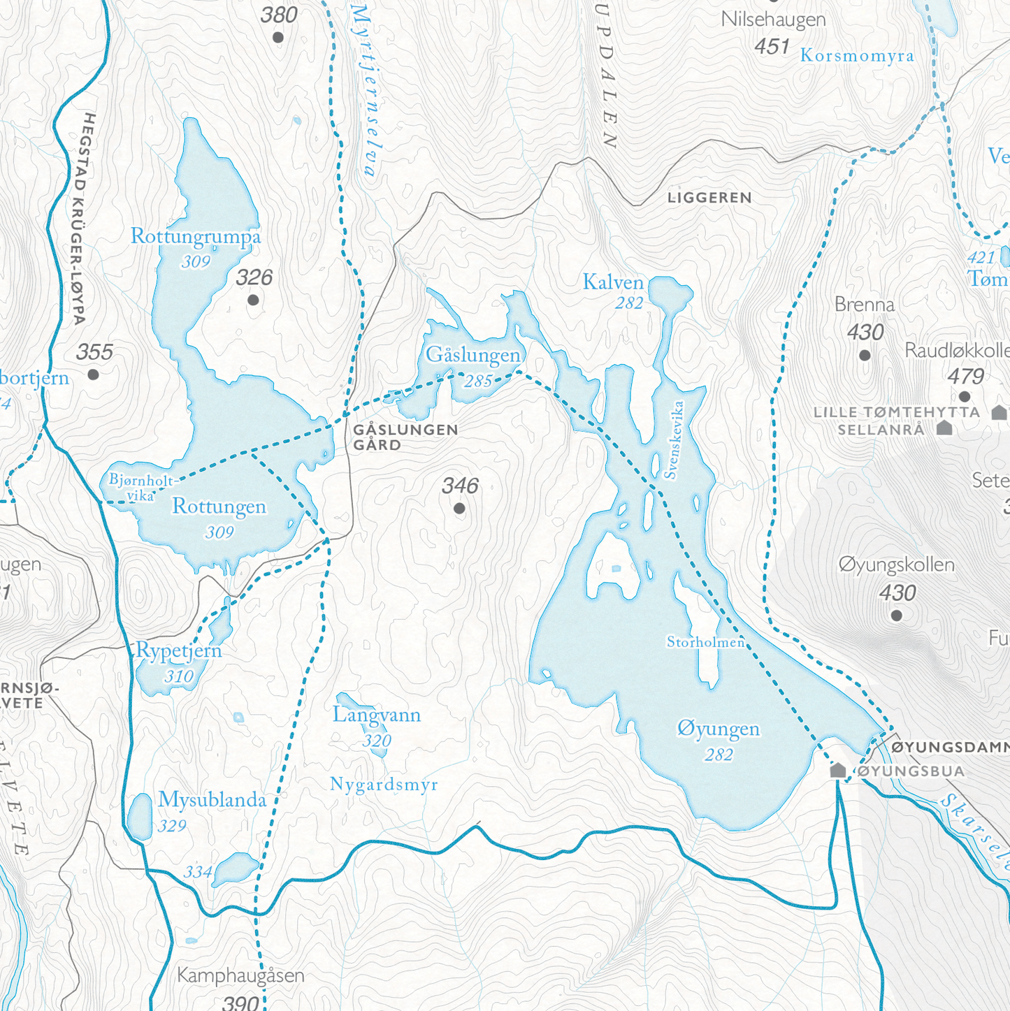 Skikart Oslo Nordmarka Sør