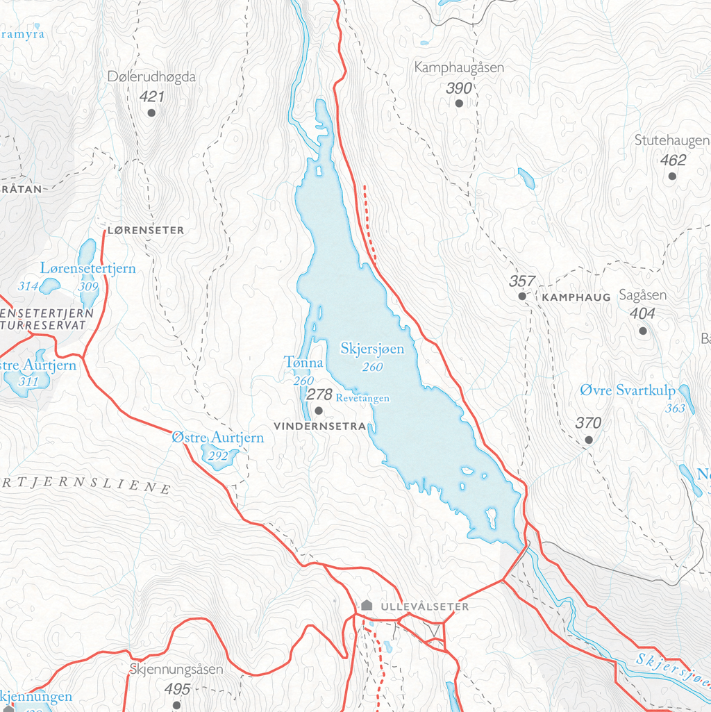 Sykkelkart Oslo Nordmarka Sør