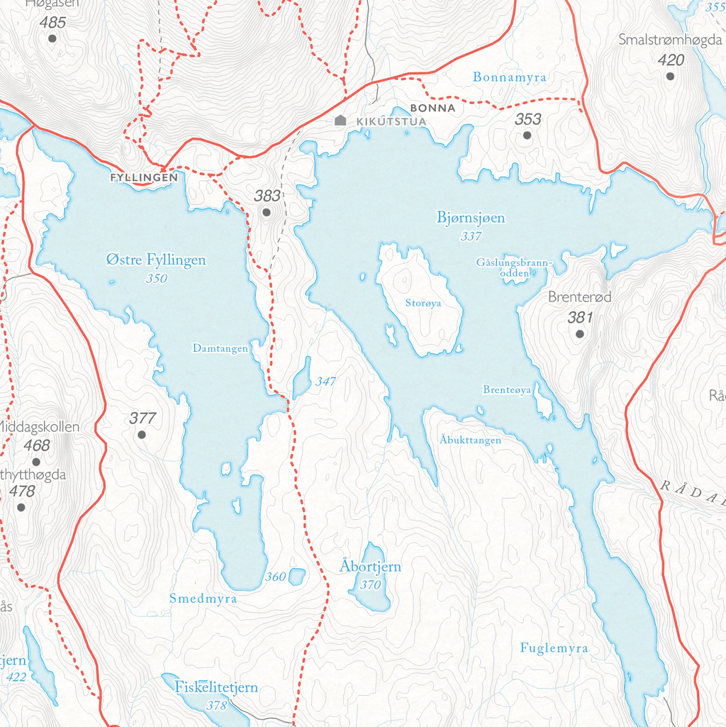 Turkart Oslo Nordmarka Sør