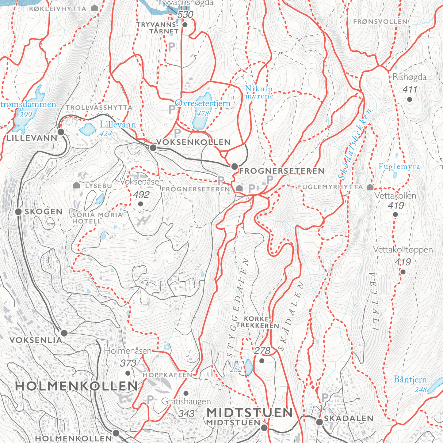 Turkart Oslo Nordmarka Sør