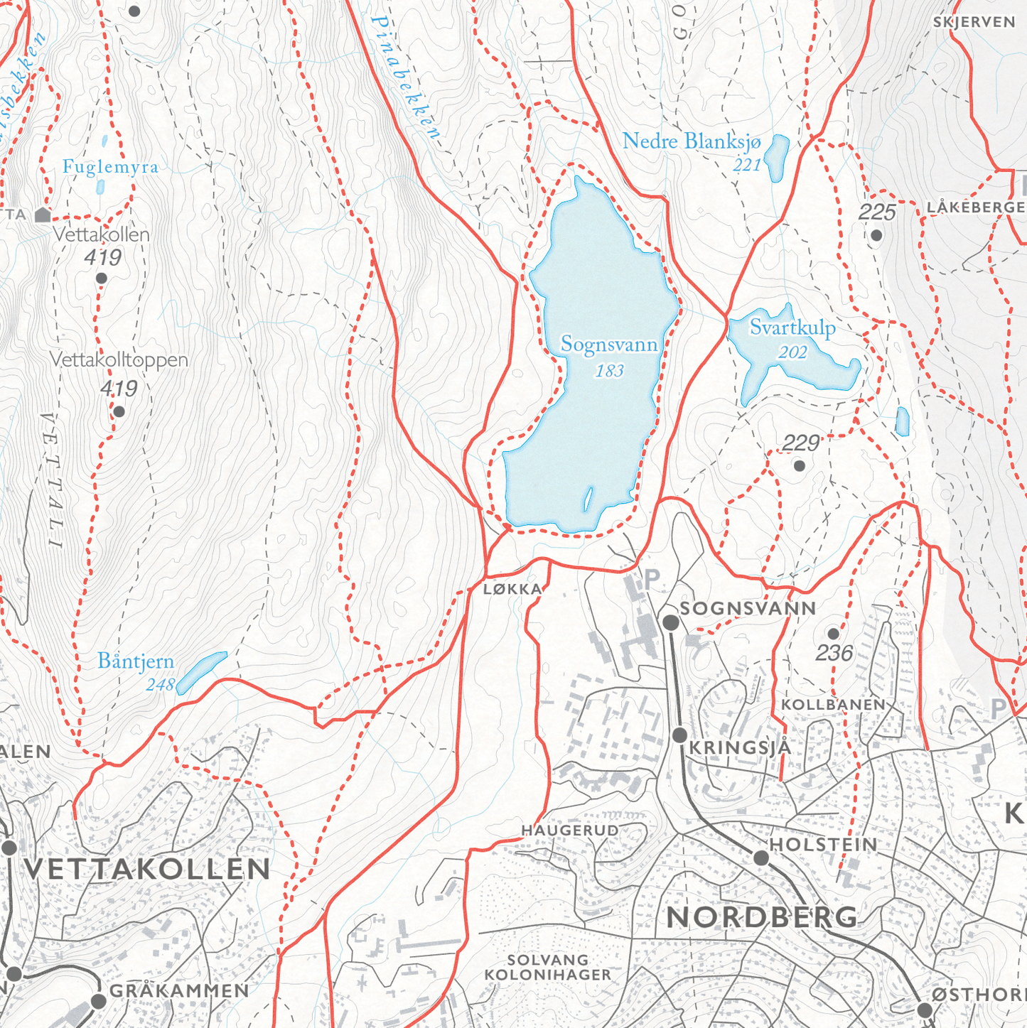 Turkart Oslo Nordmarka Sør