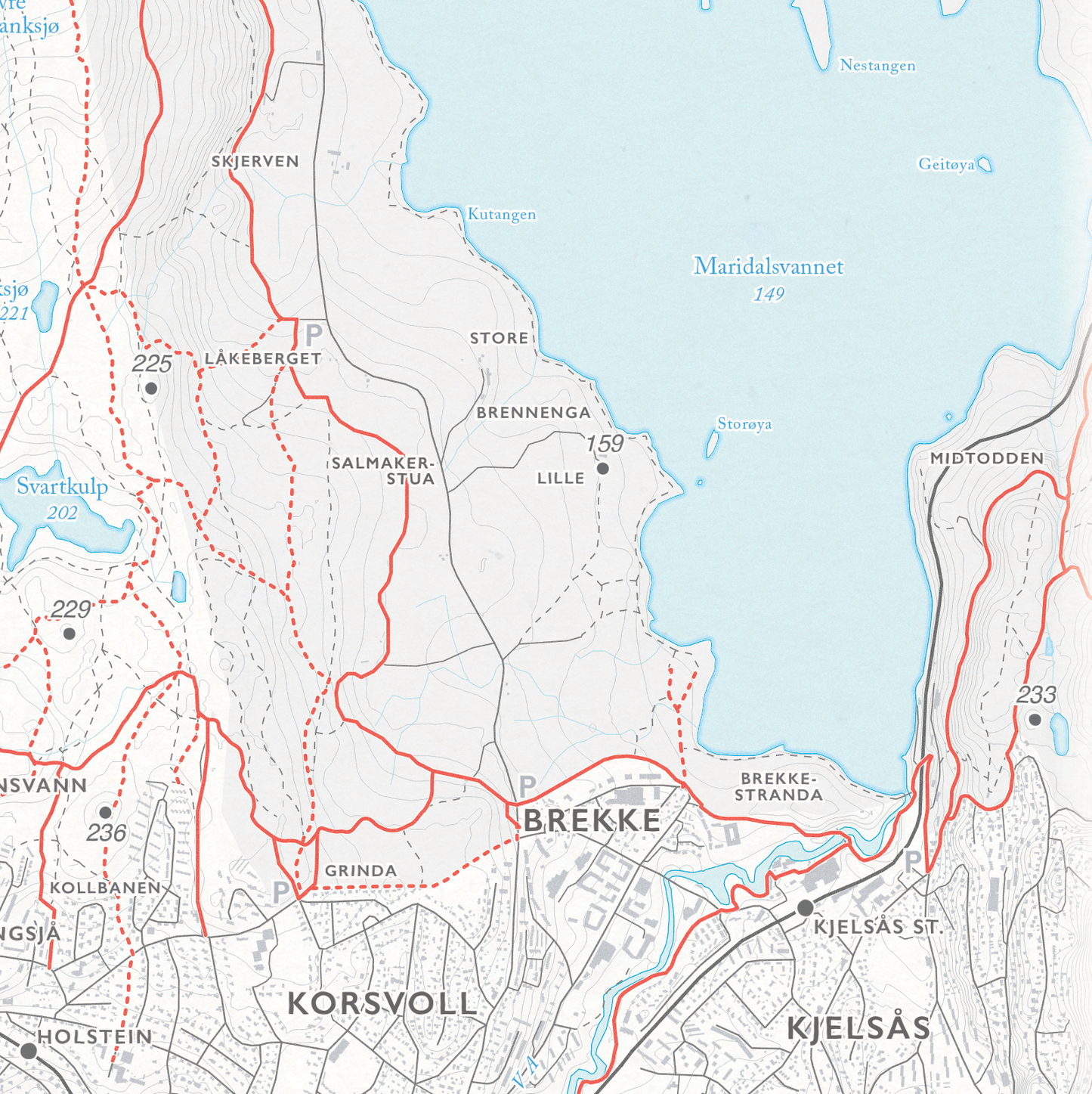 Turkart Oslo Nordmarka Sør